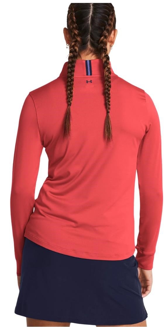 Under Armour Playoff 1/4 Zip sudadera de mujer, red solstice/midnight navy
