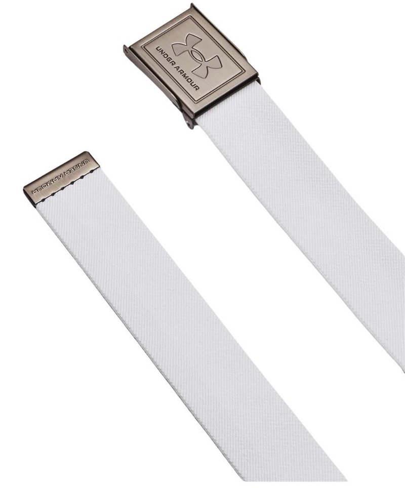 Under Armour Stretch Webbing cinturón de hombre, blanco
