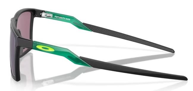 Oakley Futurity Sun gafas de sol, Prizm Jade Lenses/Satin Black Frame