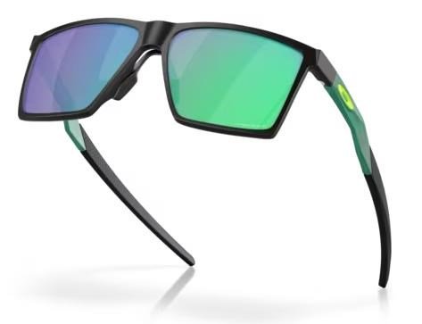 Oakley Futurity Sun gafas de sol, Prizm Jade Lenses/Satin Black Frame