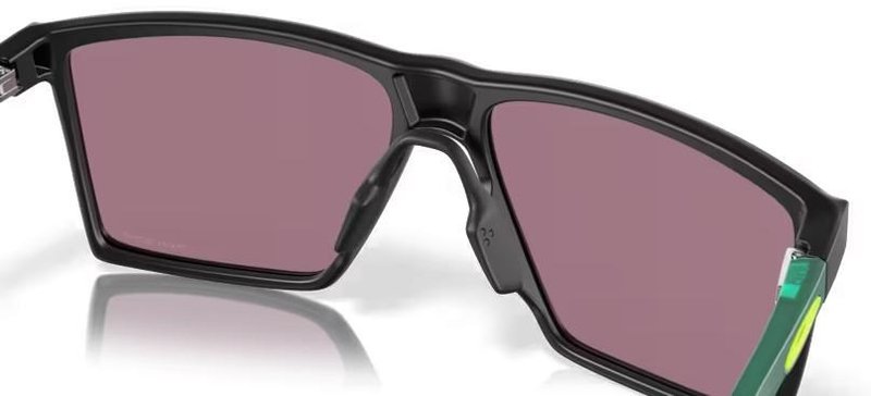 Oakley Futurity Sun gafas de sol, Prizm Jade Lenses/Satin Black Frame