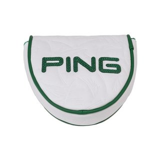 PING Golf Ping Looper Mallet Putter Headcover, blanco/verde