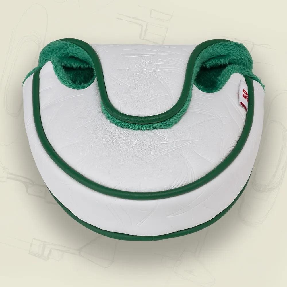 PING Golf Ping Looper Mallet Putter Headcover, blanco/verde