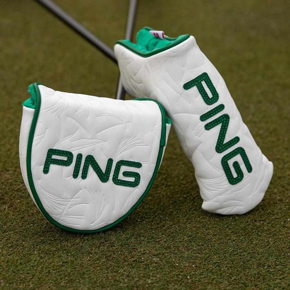 PING Golf Ping Looper Blade Putter Headcover, blanco/verde
