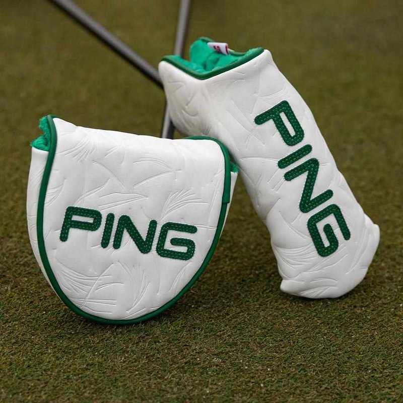 PING Golf Ping Looper Blade Putter Headcover, blanco/verde