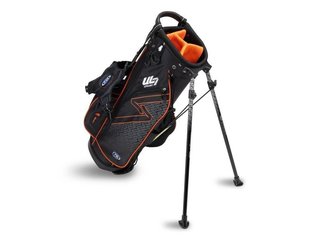 U.S. Kids Golf UL7-51 (130cm) 5-Club junior set de golf + stand bag, negro/naranja