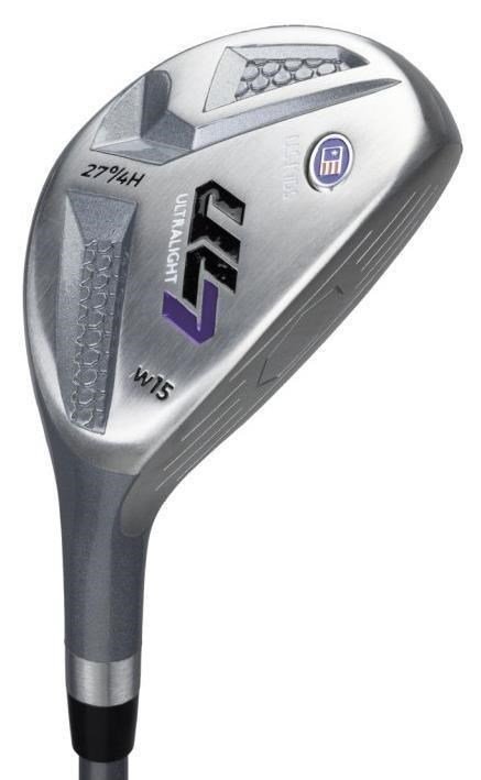 U.S. Kids Golf UL7-54 (137cm) W15 5-Club junior set de golf + stand bag, negro/morado