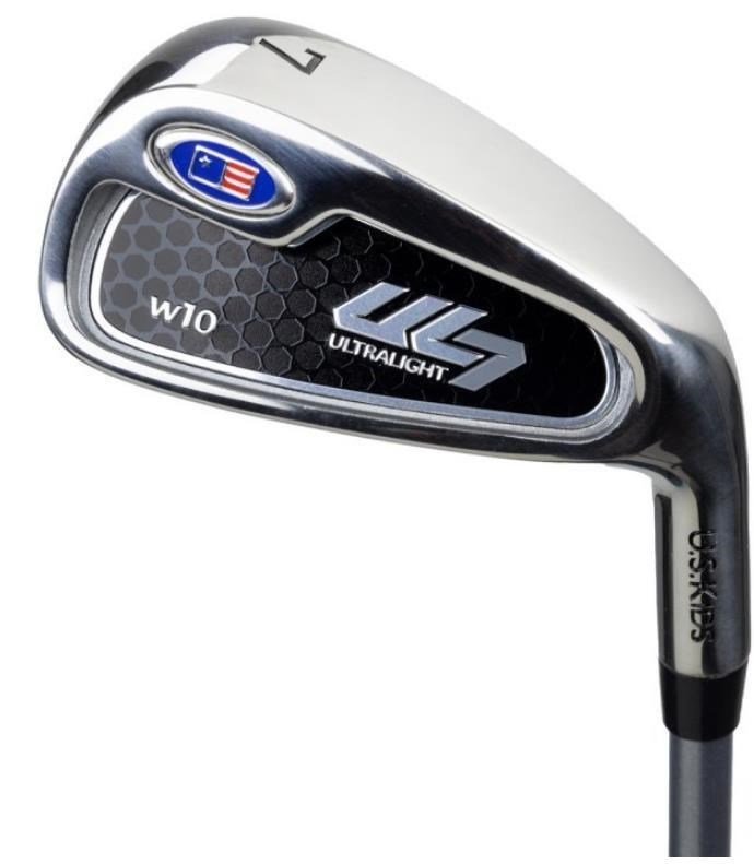 U.S. Kids Golf UL7-60 (152cm) W10 5-Club junior set de golf + stand bag, negro/granate