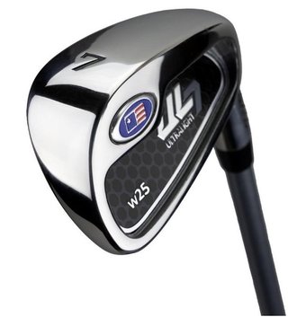 U.S. Kids Golf UL7-42 (107cm) W25 4-Club junior set de golf + stand bag, blanco/rosa