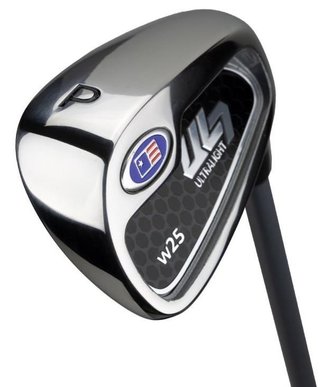 U.S. Kids Golf UL7-42 (107cm) W25 4-Club junior set de golf + stand bag, blanco/rosa