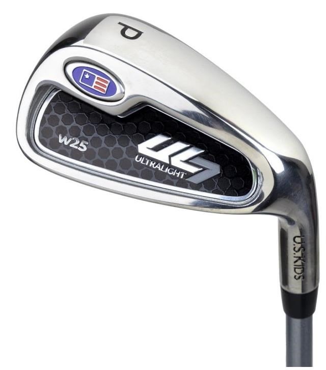 U.S. Kids Golf UL7-45 (114cm) W25 4-Club junior set de golf + stand bag, rosa/blanco