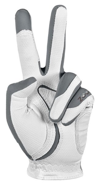 Zoom Zoom Weather guante de golf para hombre, blanco/plata
