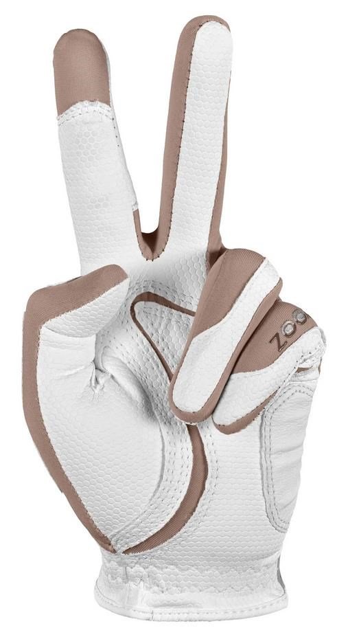 Zoom Zoom Weather guante de golf para mujer, blanco/beige