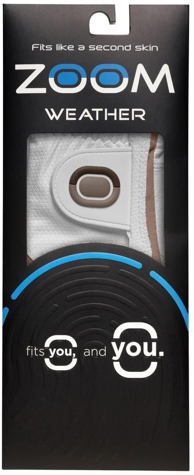 Zoom Zoom Weather guante de golf para mujer, blanco/beige