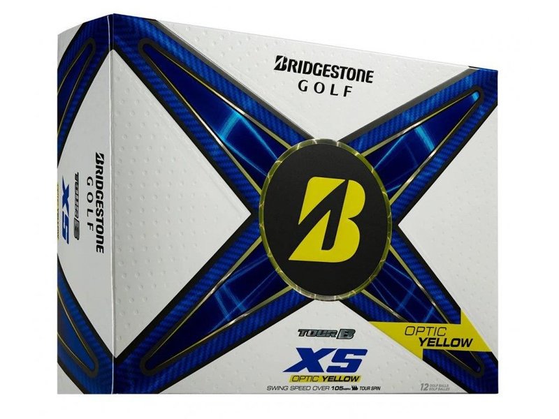 Bridgestone Tour B XS pelotas de golf, amarillas