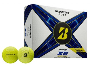 Bridgestone Tour B XS pelotas de golf, amarillas