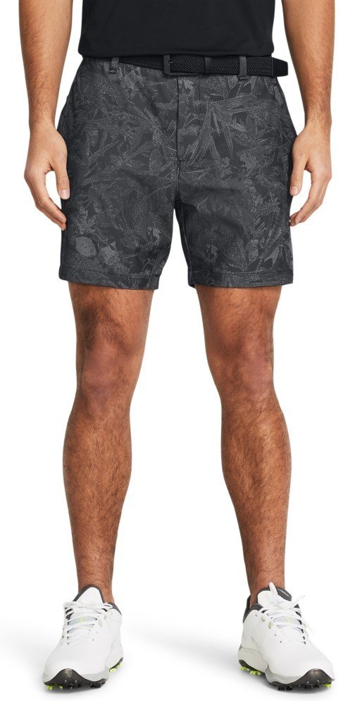 Under Armour Iso-Chill Printed 7 pantalones cortos de hombre, negro/halo gray
