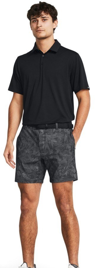 Under Armour Iso-Chill Printed 7 pantalones cortos de hombre, negro/halo gray