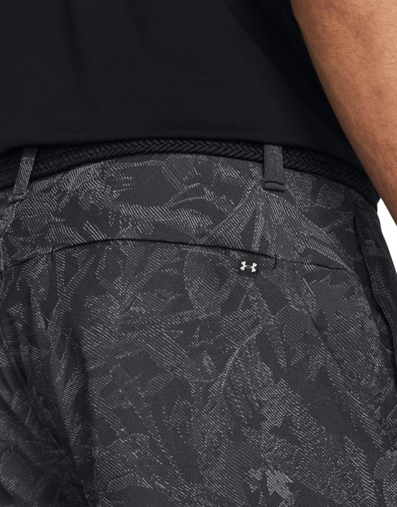 Under Armour Iso-Chill Printed 7 pantalones cortos de hombre, negro/halo gray