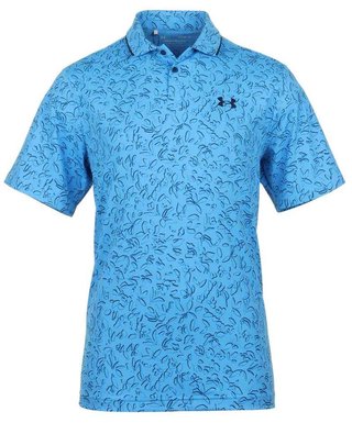 Under Armour Iso-Chill Verge polo de hombre, viral blue/midnight navy/photon blue
