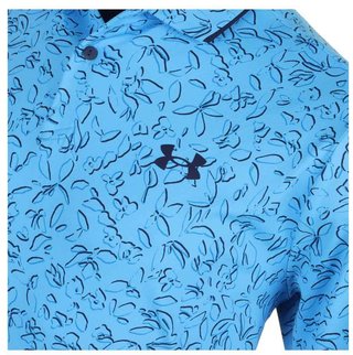 Under Armour Iso-Chill Verge polo de hombre, viral blue/midnight navy/photon blue