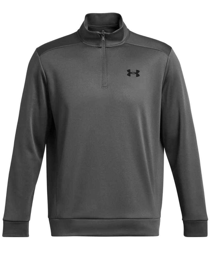 Under Armour Fleece 1/4 Zip sudadera de hombre, castlerock/black