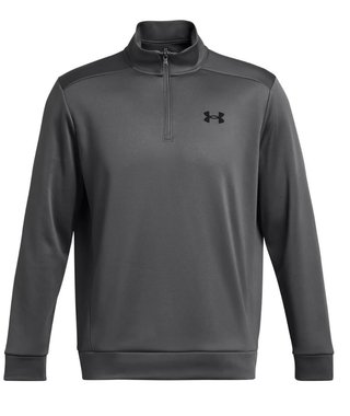 Under Armour Fleece 1/4 Zip sudadera de hombre, castlerock/black