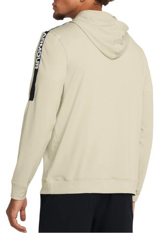 Under Armour Playoff sudadera con capucha para hombre, slit/negro/blanco
