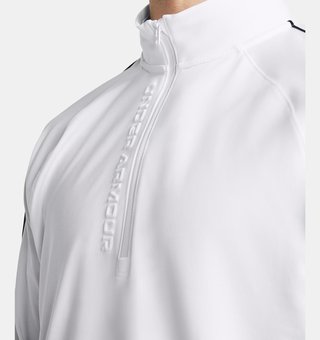 Under Armour Storm Midlayer 1/2 Zip sudadera de hombre, blanco/midnight navy