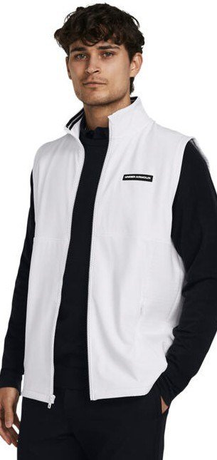 Under Armour Storm Daytona chaleco de hombre, blanco/negro