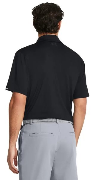 Under Armour T2G polo de hombre, negro/pitch gray