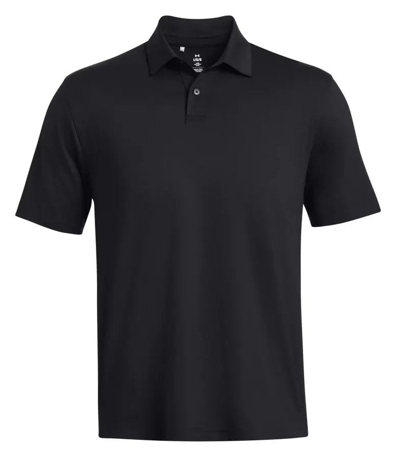 Under Armour T2G polo de hombre, negro/pitch gray