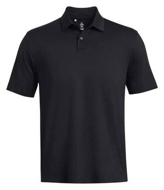 Under Armour T2G polo de hombre, negro/pitch gray