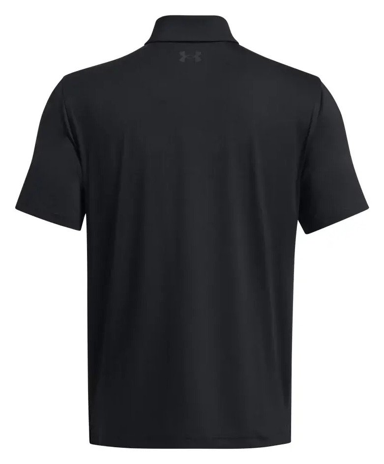 Under Armour T2G polo de hombre, negro/pitch gray