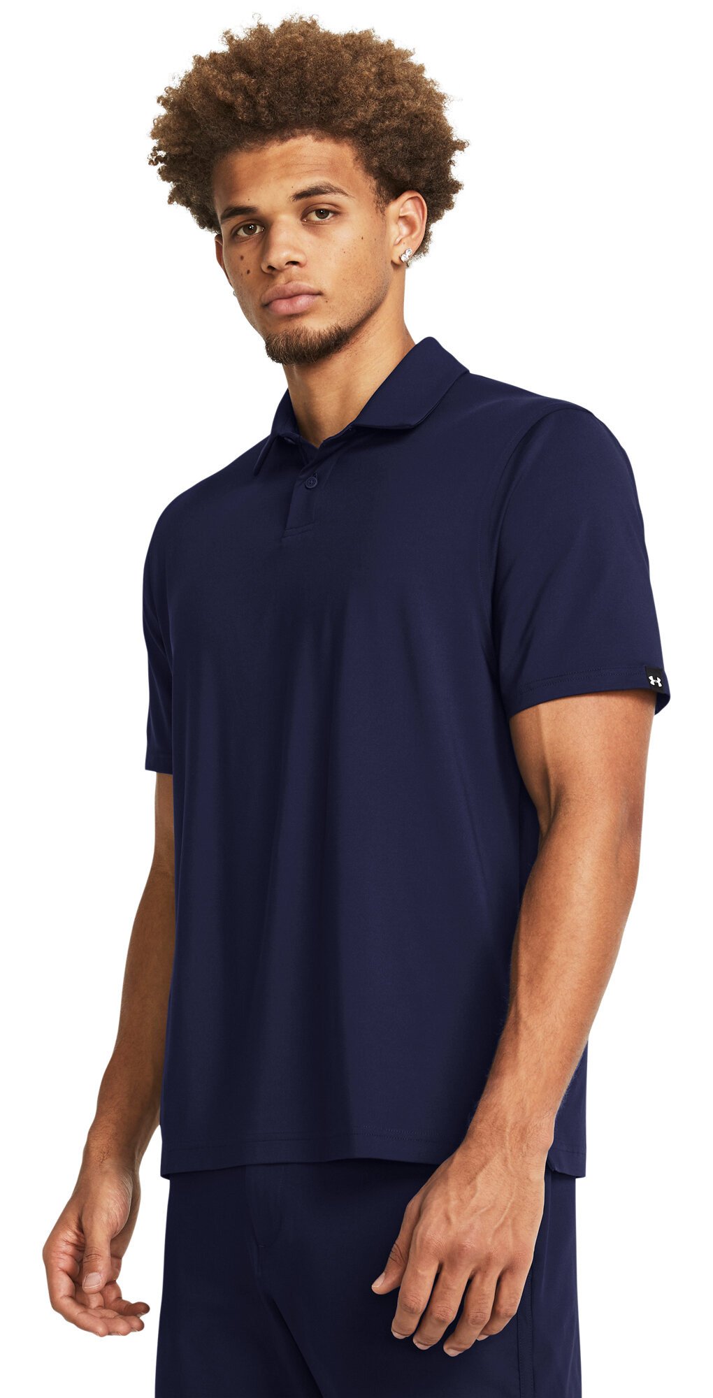Under Armour T2G polo de hombre, midnight navy/pitch gray
