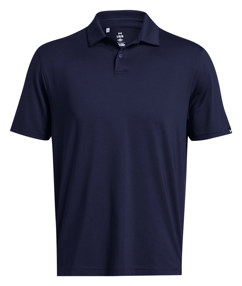 Under Armour T2G polo de hombre, midnight navy/pitch gray