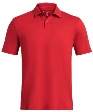 Under Armour T2G LB polo de hombre, rojo/negro