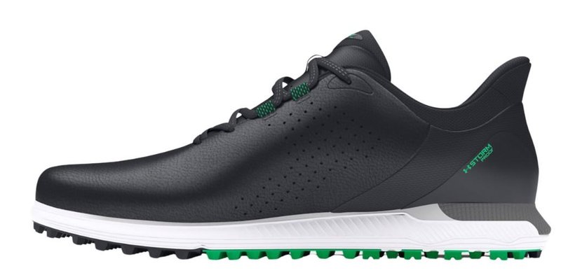 Under Armour Drive Fade SL zapatos de golf para hombre, negro/gris titán