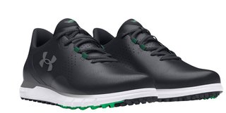 Under Armour Drive Fade SL zapatos de golf para hombre, negro/gris titán
