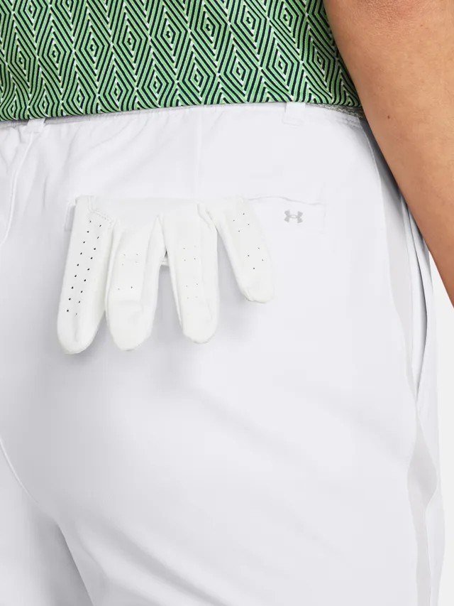 Under Armour Drive pantalones de mujer, blanco/halo gray