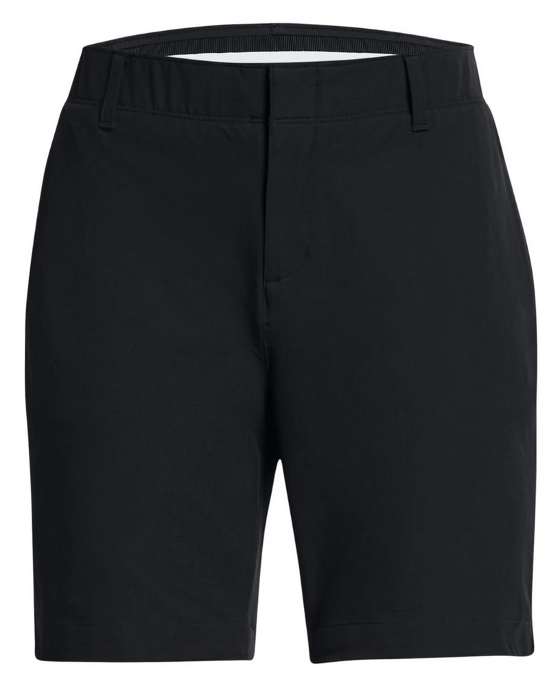 Under Armour Drive 7" pantalones cortos de mujer, negro/plata metálica