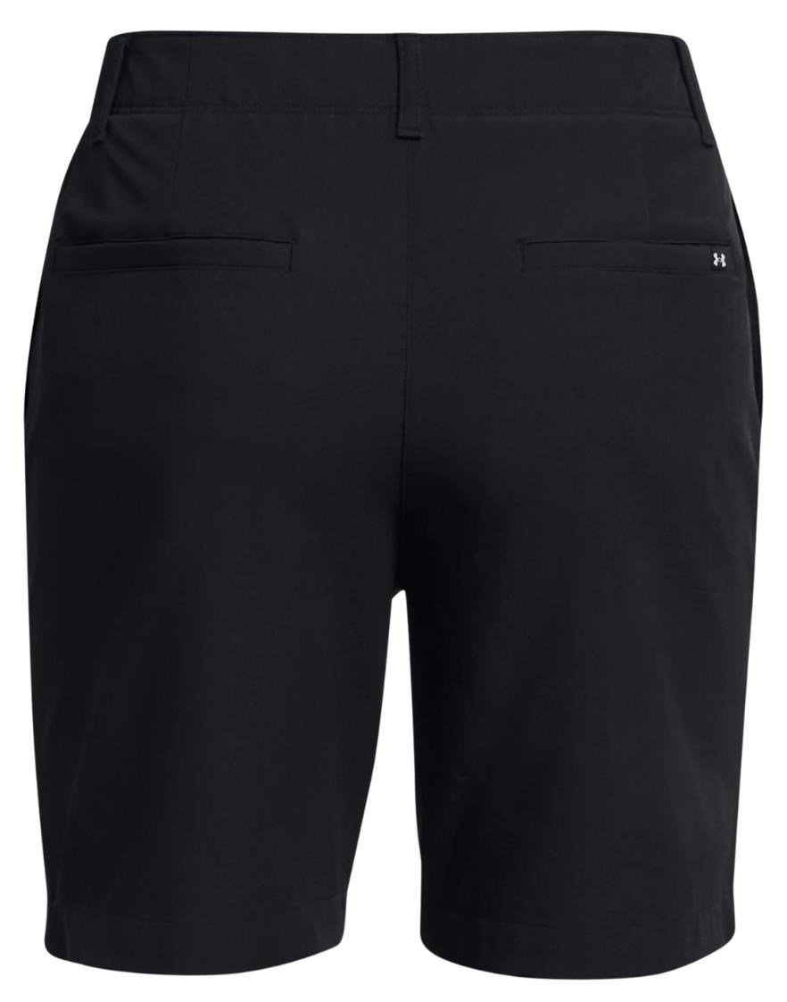 Under Armour Drive 7" pantalones cortos de mujer, negro/plata metálica