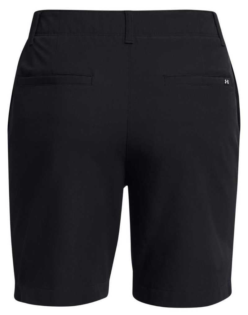 Under Armour Drive 7" pantalones cortos de mujer, negro/plata metálica