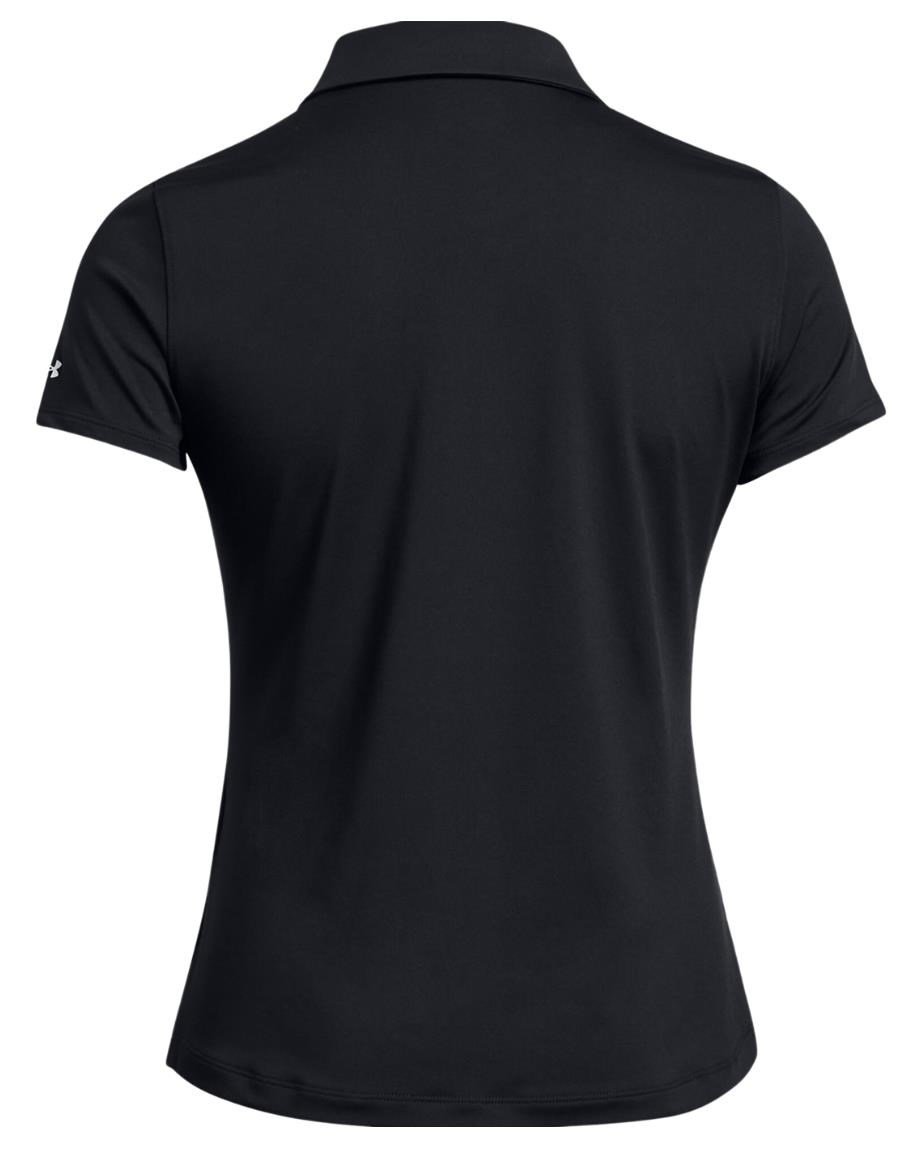 Under Armour Playoff polo de mujer, negro
