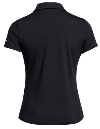 Under Armour Playoff polo de mujer, negro