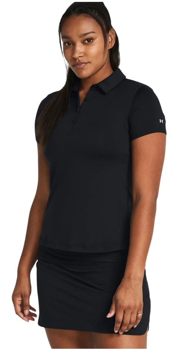 Under Armour Playoff polo de mujer, negro