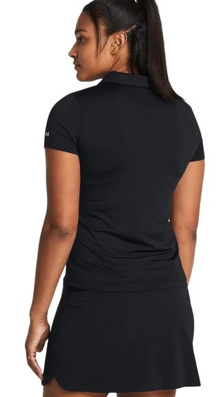 Under Armour Playoff polo de mujer, negro