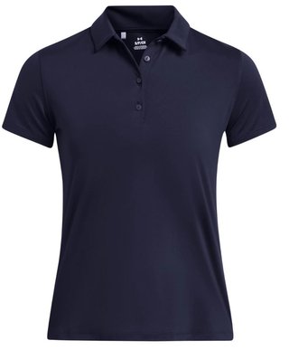 Under Armour Playoff polo de mujer, midnight navy/halo grey