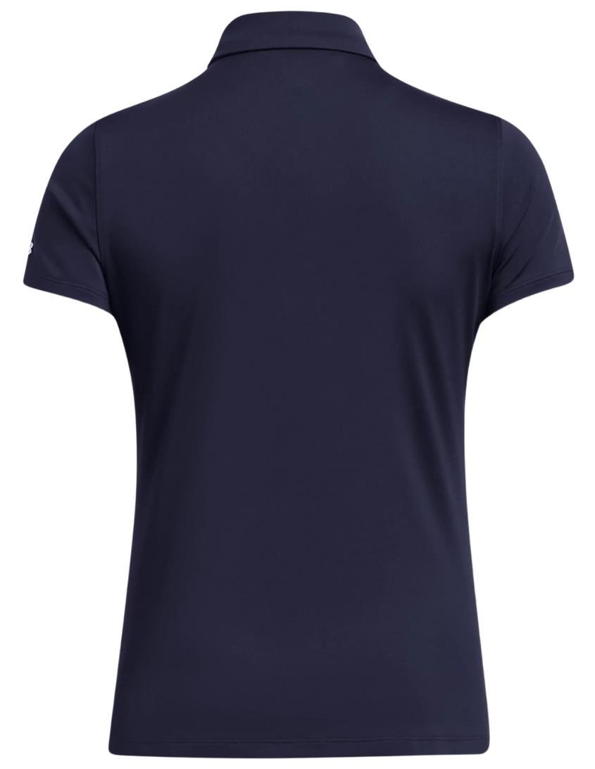 Under Armour Playoff polo de mujer, midnight navy/halo grey