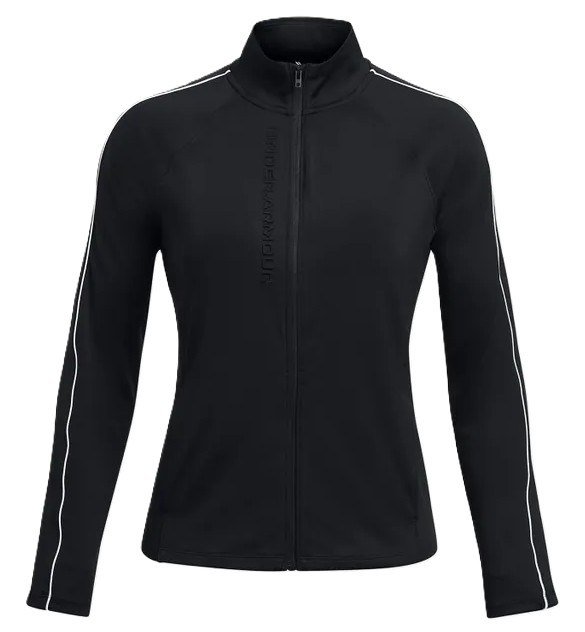 Under Armour Storm chaqueta de media capa con cremallera completa para mujer, negro/blanco